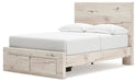 Lawroy Panel Storage Bed - MI Hometown Furnishings (MI)*