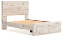 Lawroy Panel Storage Bed - MI Hometown Furnishings (MI)*
