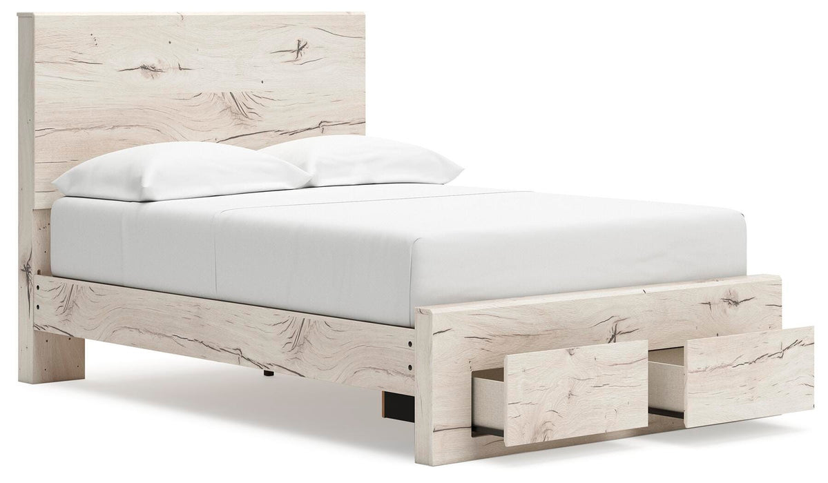 Lawroy Panel Storage Bed - MI Hometown Furnishings (MI)*