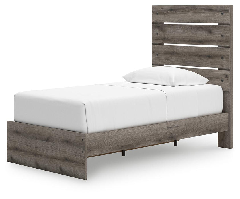 Graystorm Bed with Storage - MI Hometown Furnishings (MI)*