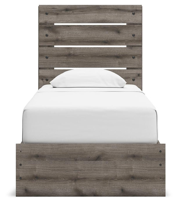 Graystorm Bed with Storage - MI Hometown Furnishings (MI)*