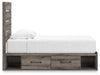 Graystorm Bed with Storage - MI Hometown Furnishings (MI)*