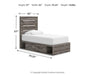 Graystorm Bed with Storage - MI Hometown Furnishings (MI)*