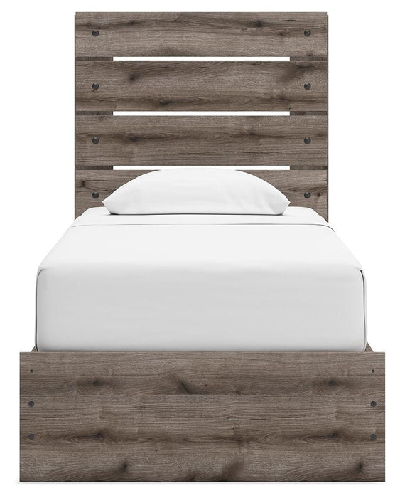Graystorm Bed with Storage - MI Hometown Furnishings (MI)*