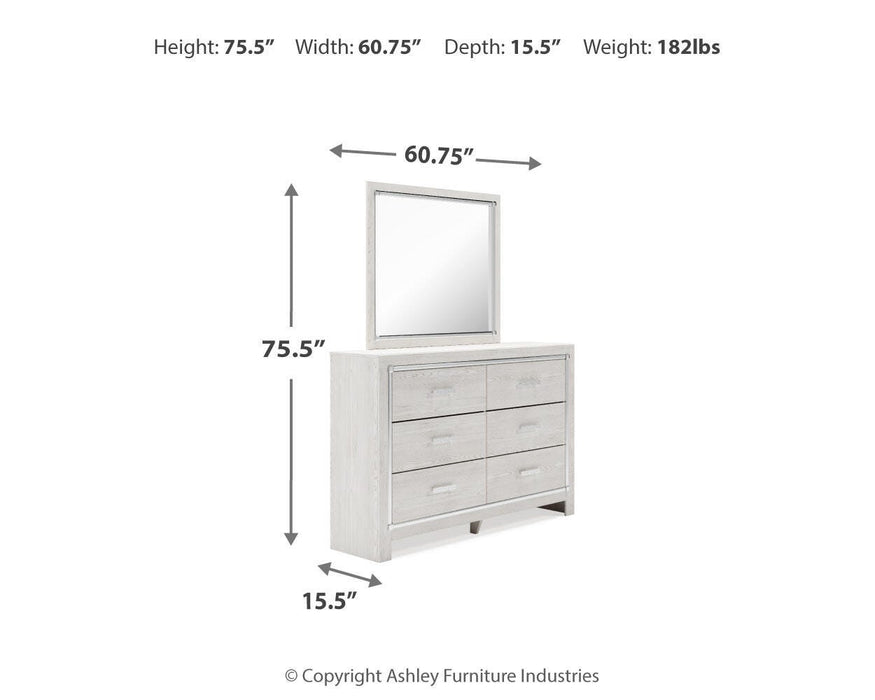 Altyra Dresser and Mirror - MI Hometown Furnishings (MI)*