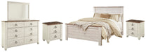 Willowton Bedroom Set - MI Hometown Furnishings (MI)*