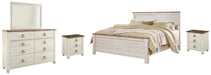Willowton Bedroom Set - MI Hometown Furnishings (MI)*