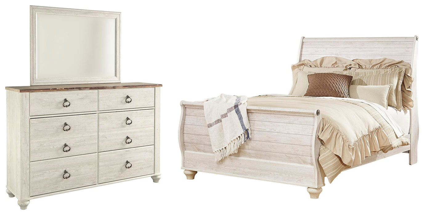 Willowton Bedroom Set - MI Hometown Furnishings (MI)*