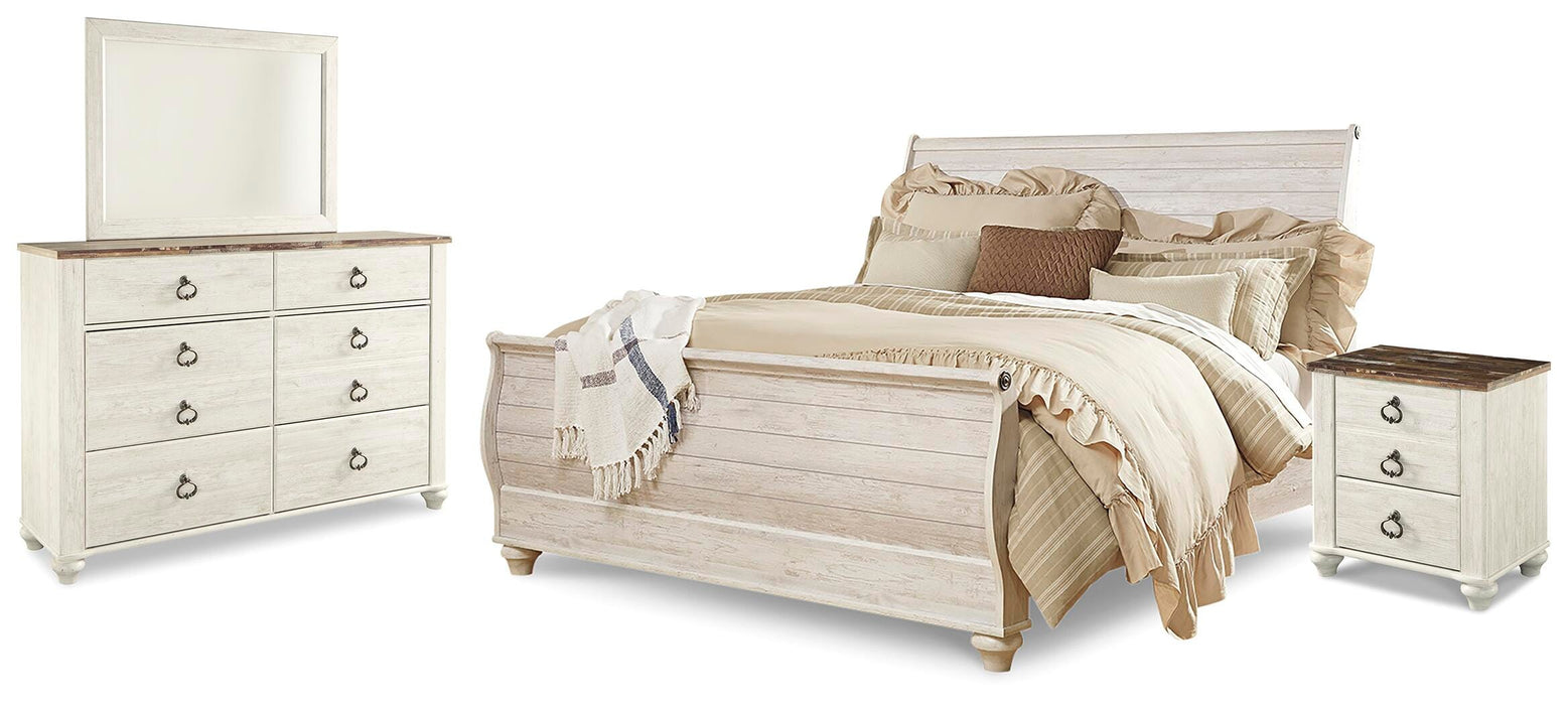 Willowton Bedroom Set - MI Hometown Furnishings (MI)*