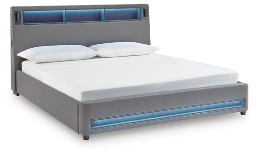 Verishaw Upholstered Bed - MI Hometown Furnishings (MI)*