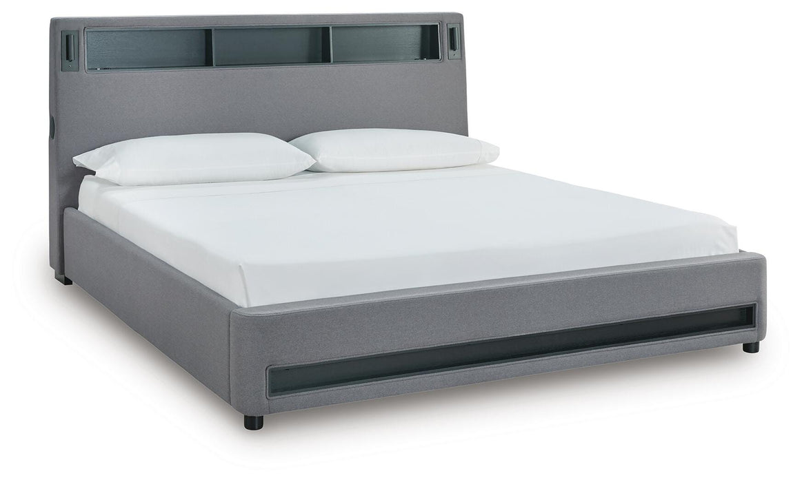 Verishaw Upholstered Bed - MI Hometown Furnishings (MI)*