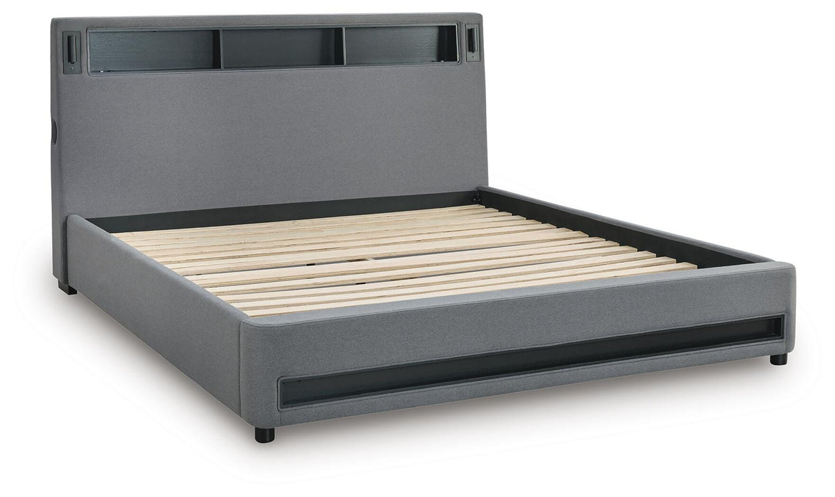 Verishaw Upholstered Bed - MI Hometown Furnishings (MI)*