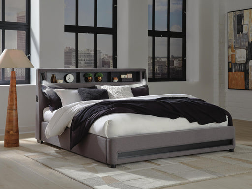 Verishaw Upholstered Bed - MI Hometown Furnishings (MI)*