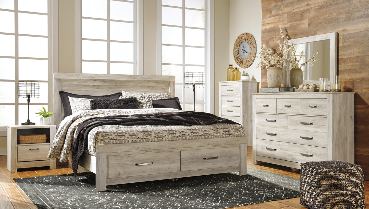 Bellaby Bed with 2 Storage Drawers - MI Hometown Furnishings (MI)*