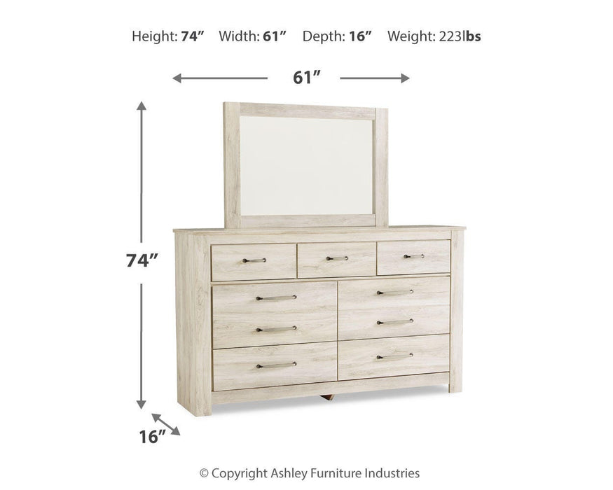 Bellaby Dresser and Mirror - MI Hometown Furnishings (MI)*