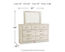 Bellaby Dresser and Mirror - MI Hometown Furnishings (MI)*