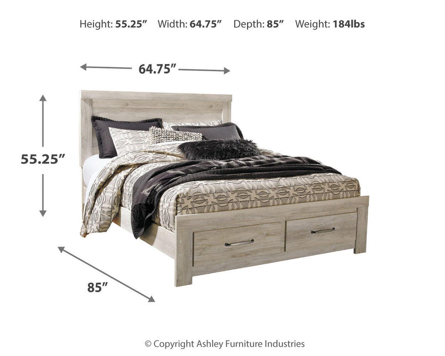 Bellaby Bed with 2 Storage Drawers - MI Hometown Furnishings (MI)*