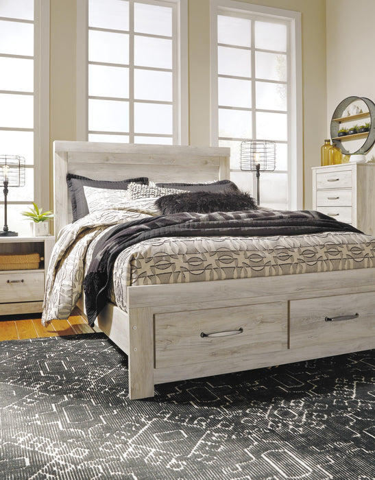 Bellaby Bed with 2 Storage Drawers - MI Hometown Furnishings (MI)*