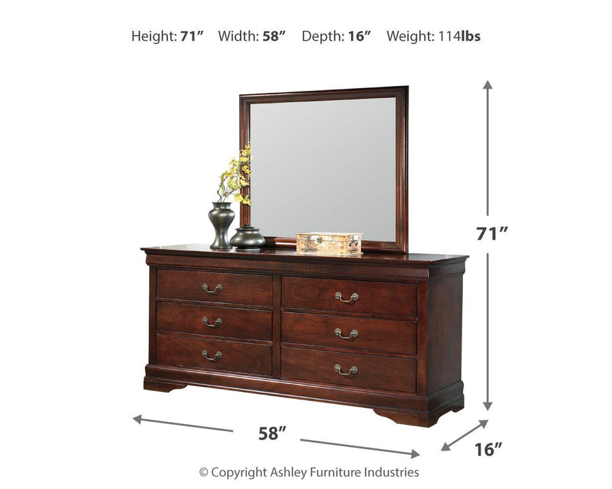 Alisdair Dresser and Mirror - MI Hometown Furnishings (MI)*