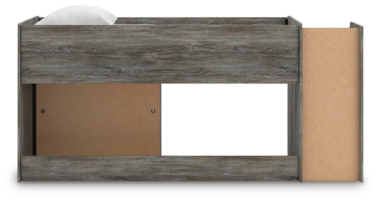 Frandern Loft Bed with Bookcase Storage - MI Hometown Furnishings (MI)*