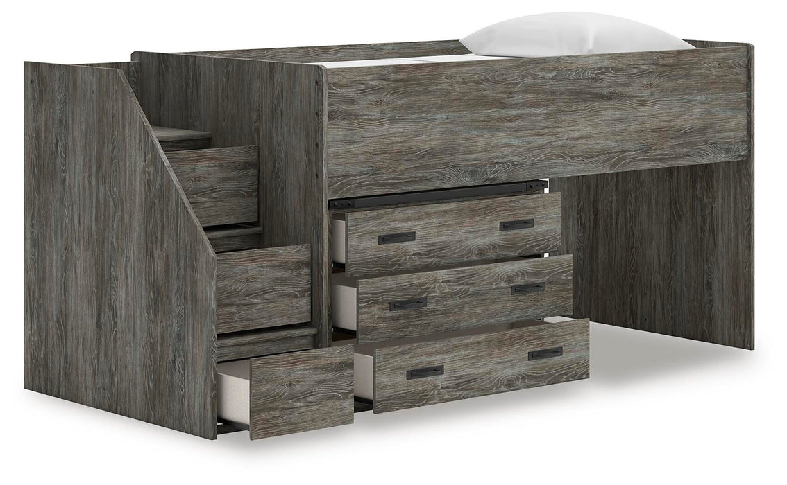 Frandern Loft Bed with Drawer Storage - MI Hometown Furnishings (MI)*