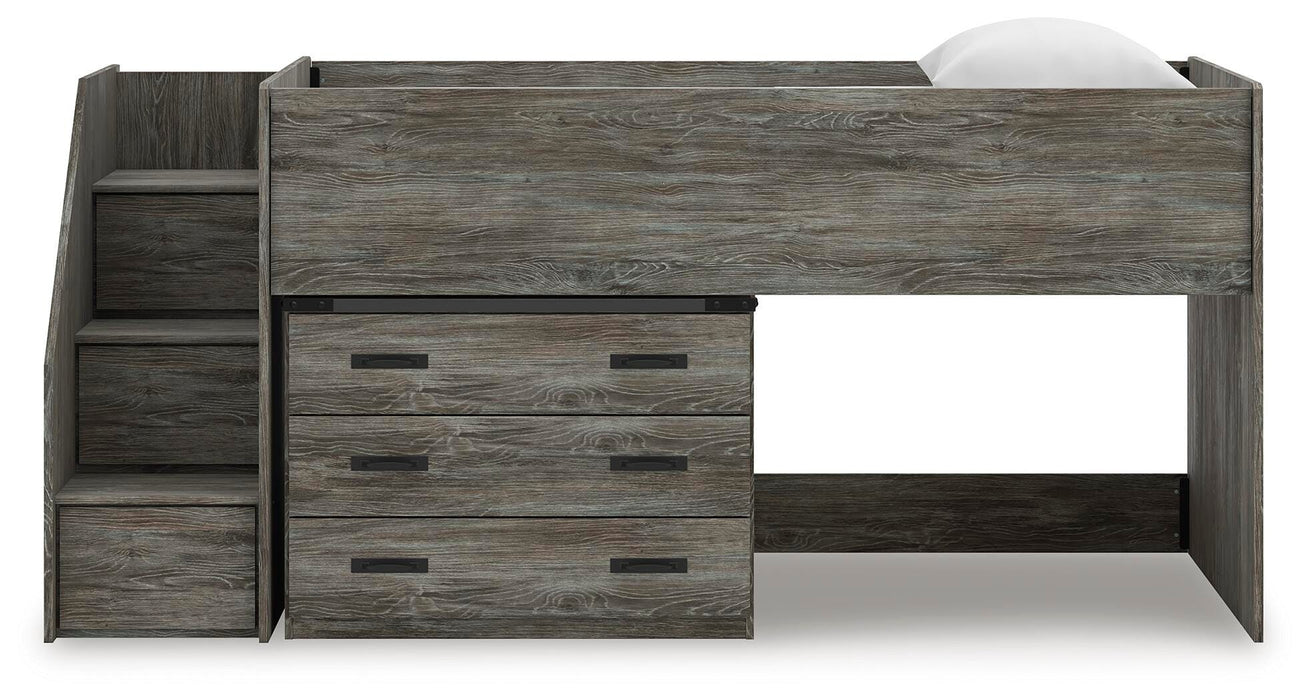 Frandern Loft Bed with Drawer Storage - MI Hometown Furnishings (MI)*