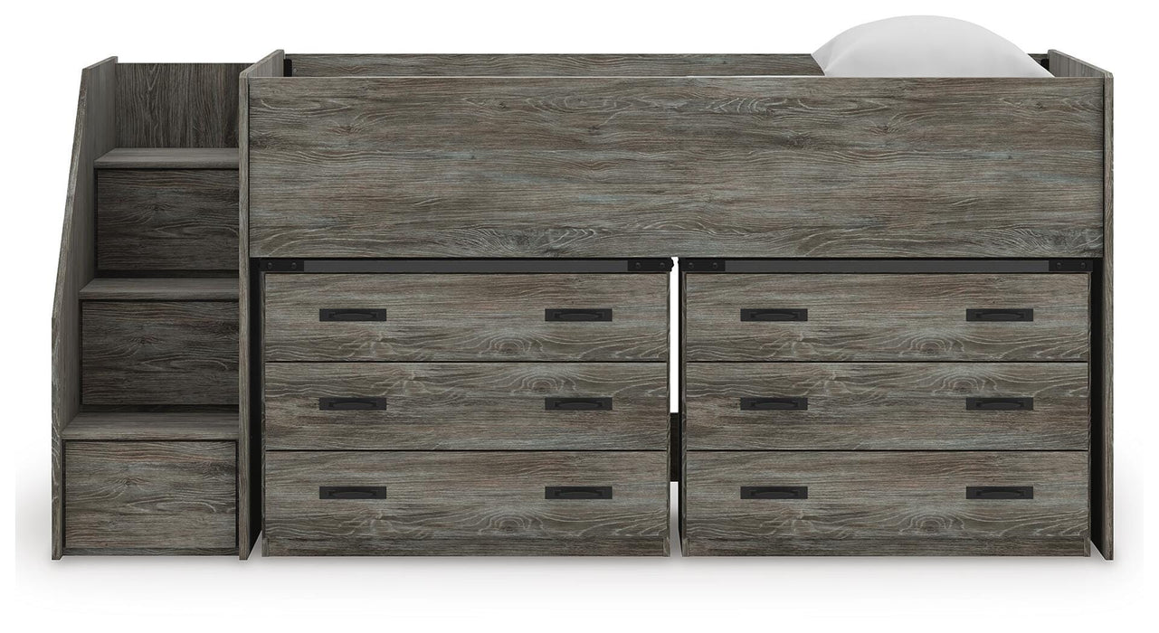 Frandern Loft Bed with Drawer Storage - MI Hometown Furnishings (MI)*