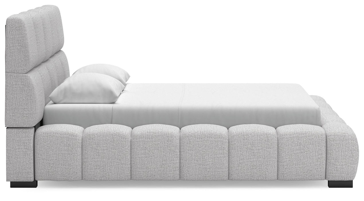 Grendusk Upholstered Bed - MI Hometown Furnishings (MI)*