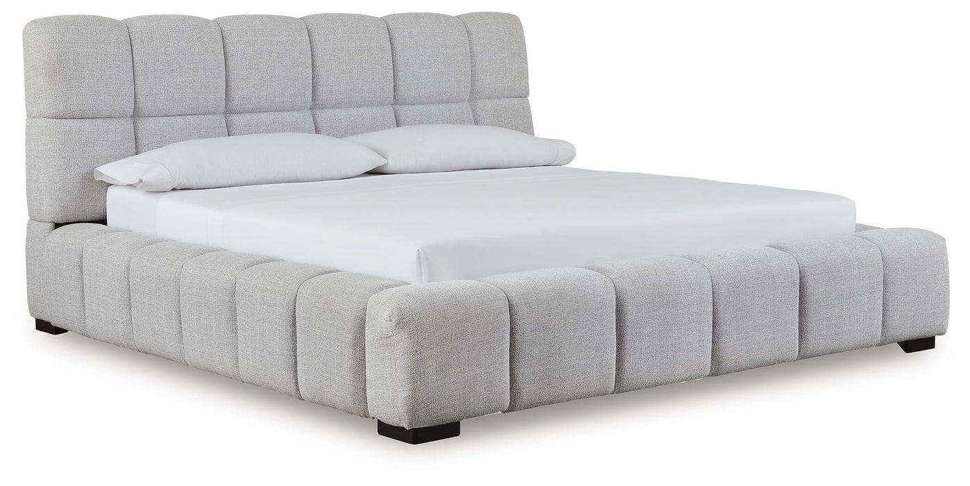 Grendusk Upholstered Bed - MI Hometown Furnishings (MI)*