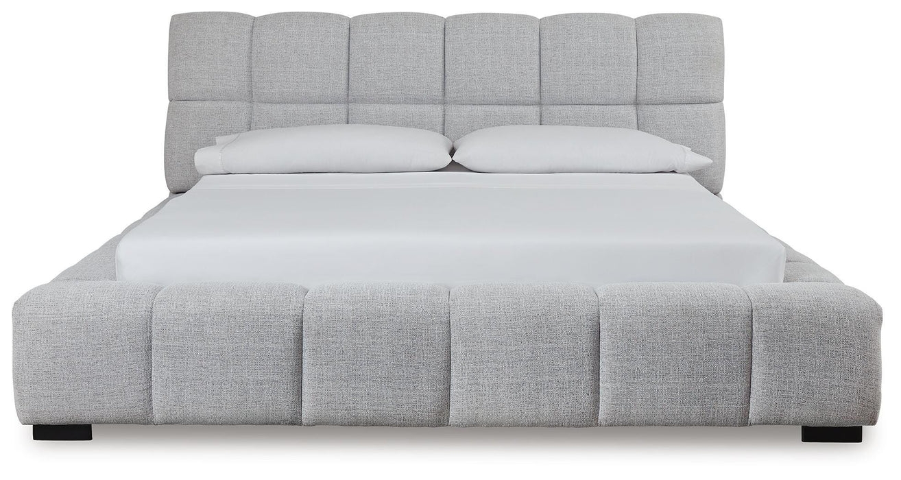 Grendusk Upholstered Bed - MI Hometown Furnishings (MI)*
