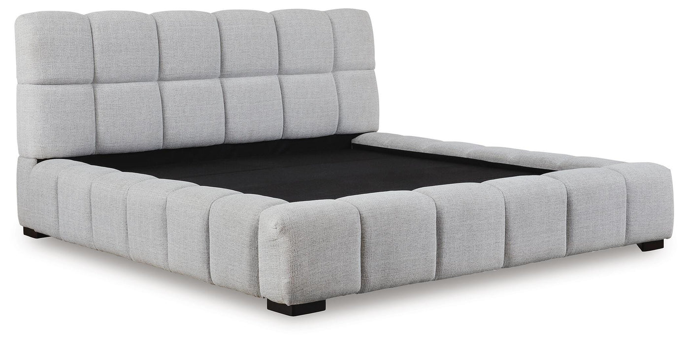 Grendusk Upholstered Bed - MI Hometown Furnishings (MI)*