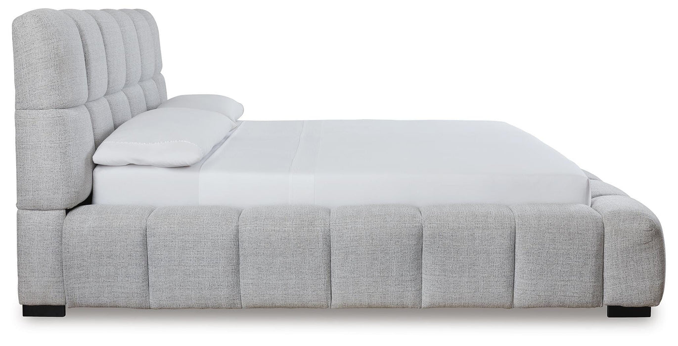 Grendusk Upholstered Bed - MI Hometown Furnishings (MI)*