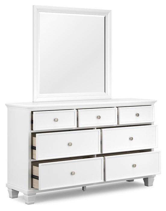 Fortman Dresser and Mirror - MI Hometown Furnishings (MI)*