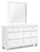 Fortman Dresser and Mirror - MI Hometown Furnishings (MI)*