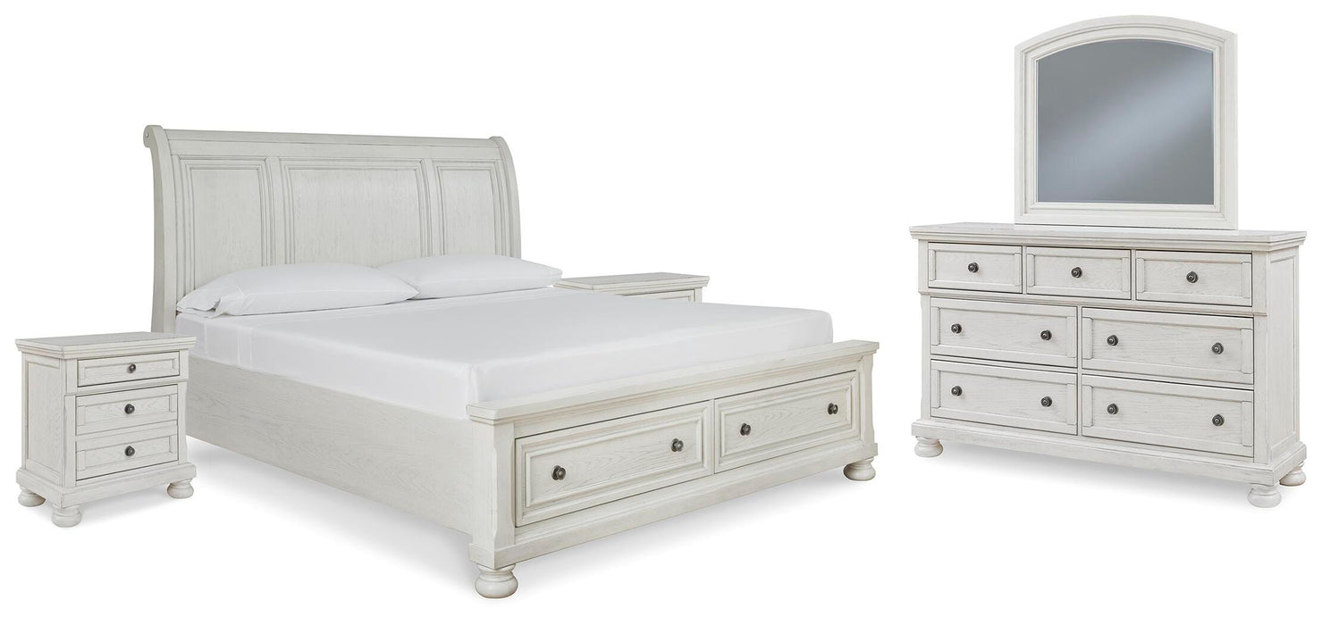 Robbinsdale Bedroom Set - MI Hometown Furnishings (MI)*