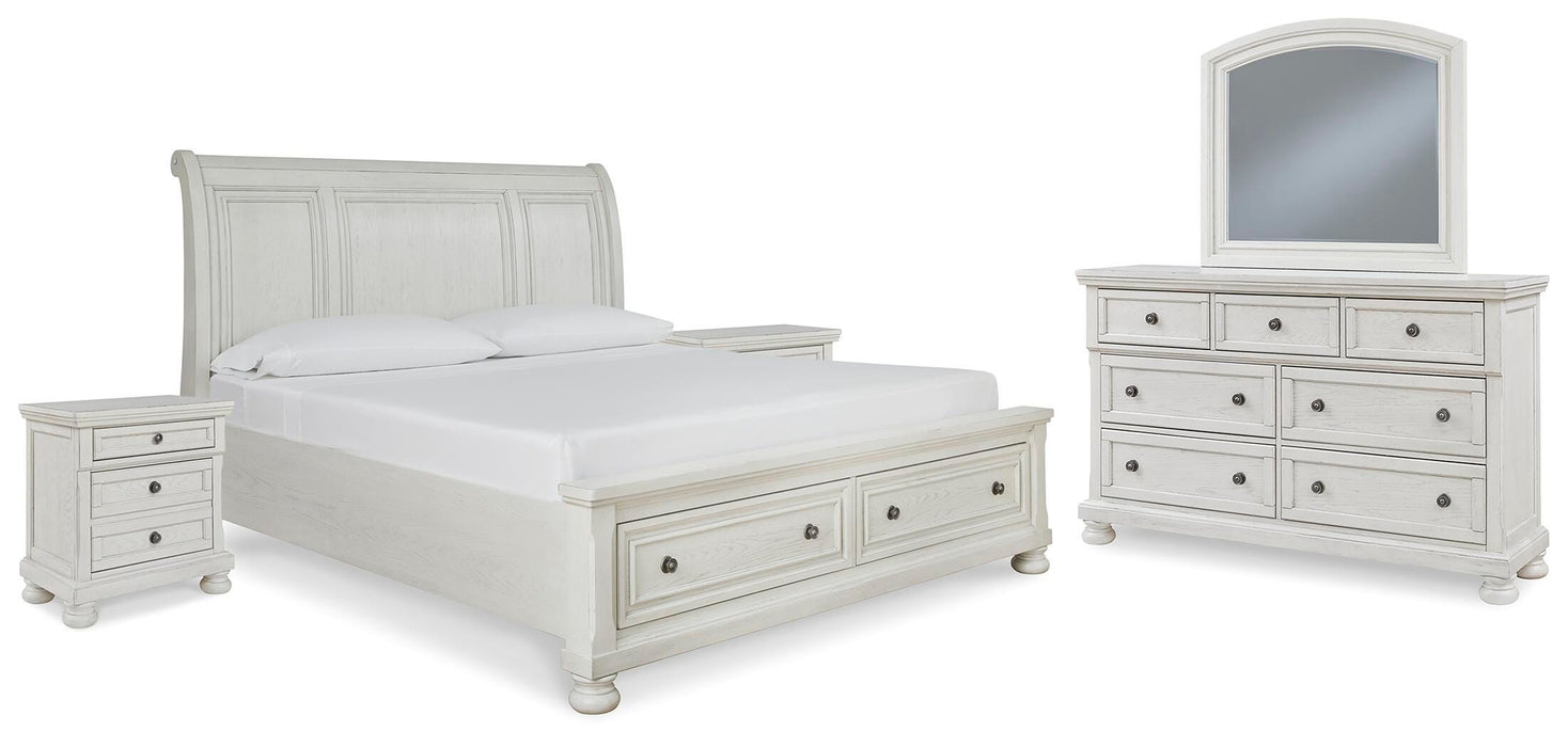 Robbinsdale Bedroom Set - MI Hometown Furnishings (MI)*