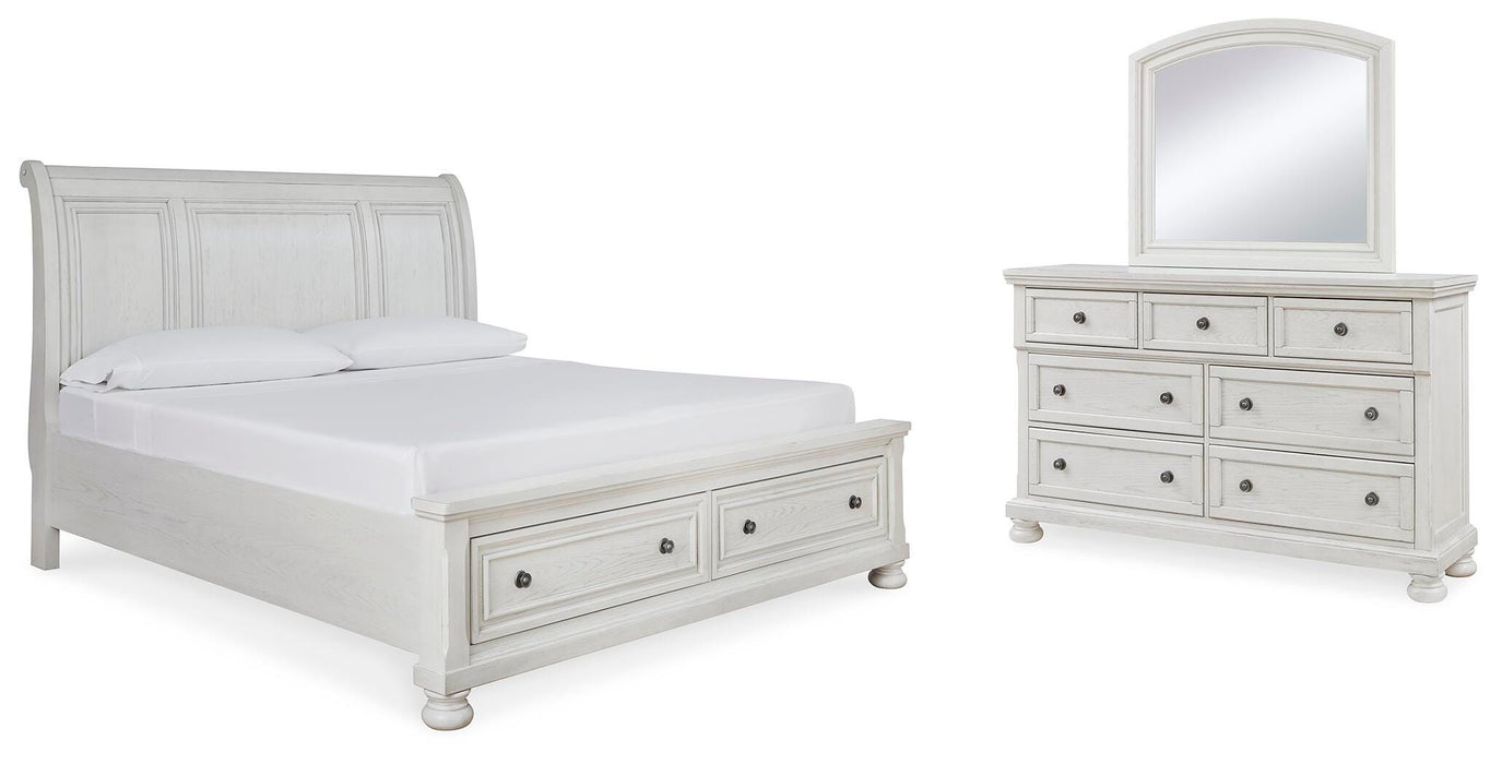 Robbinsdale Bedroom Set - MI Hometown Furnishings (MI)*