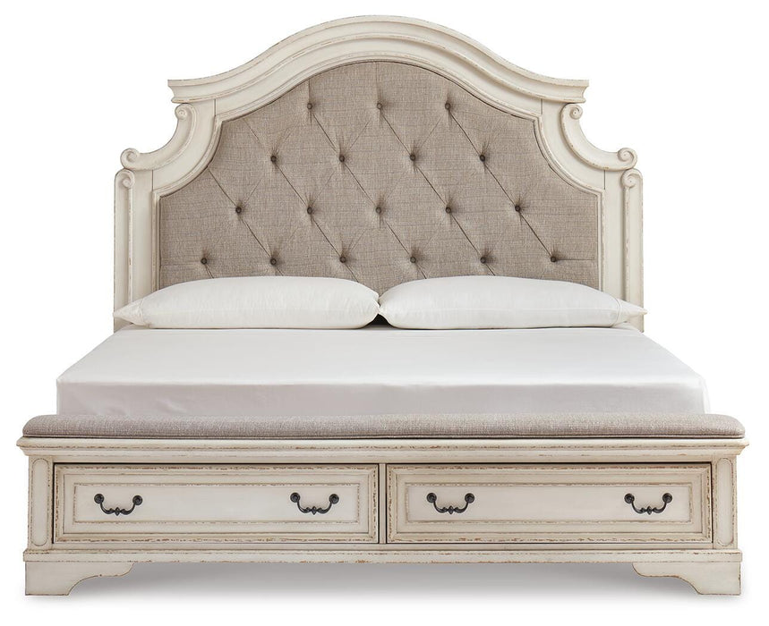 Realyn Upholstered Bed - MI Hometown Furnishings (MI)*