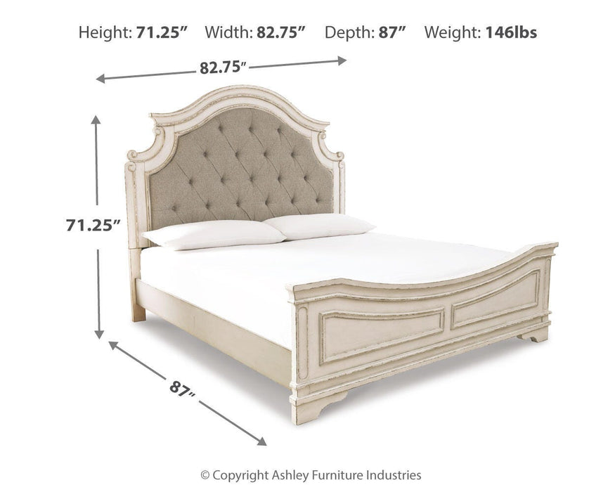 Realyn Upholstered Bed - MI Hometown Furnishings (MI)*