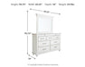 Kanwyn Dresser and Mirror - MI Hometown Furnishings (MI)*