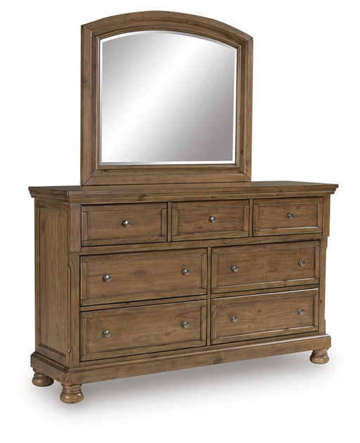 Feddinger Dresser and Mirror - MI Hometown Furnishings (MI)*