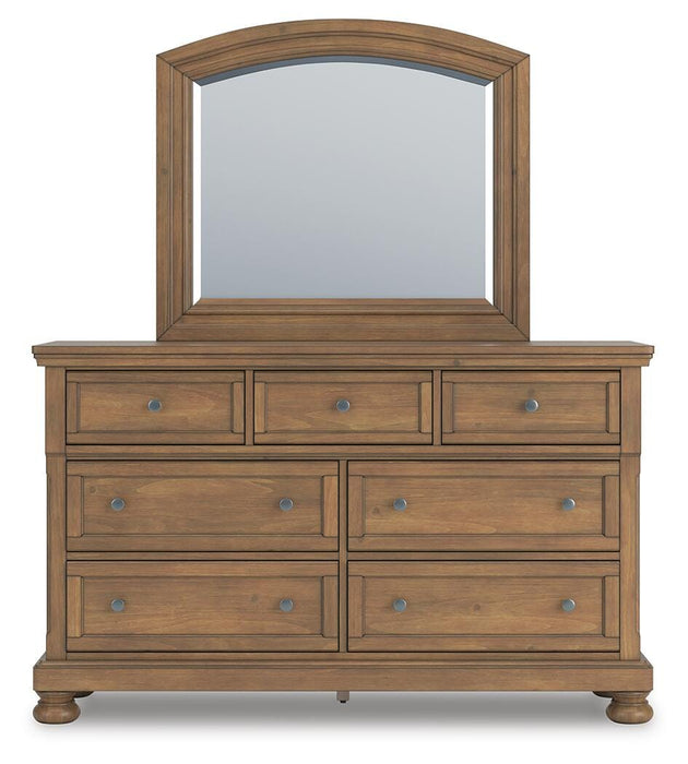 Feddinger Dresser and Mirror - MI Hometown Furnishings (MI)*