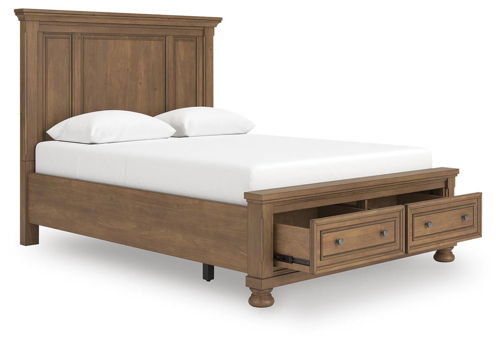 Feddinger Panel Storage Bed - MI Hometown Furnishings (MI)*