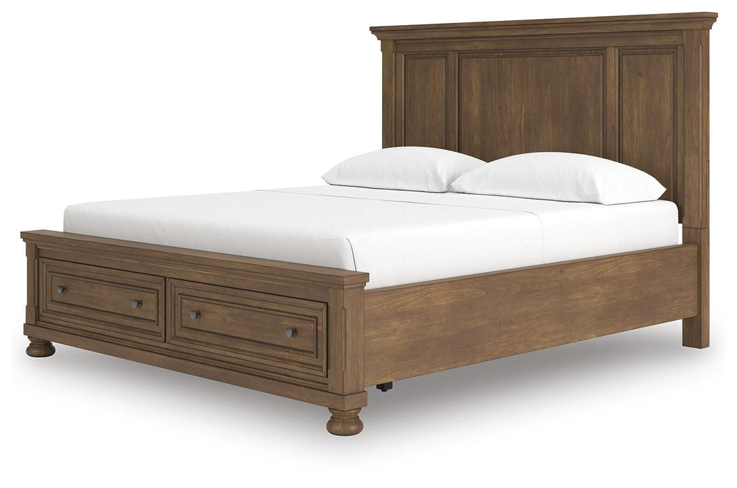 Feddinger Panel Storage Bed - MI Hometown Furnishings (MI)*