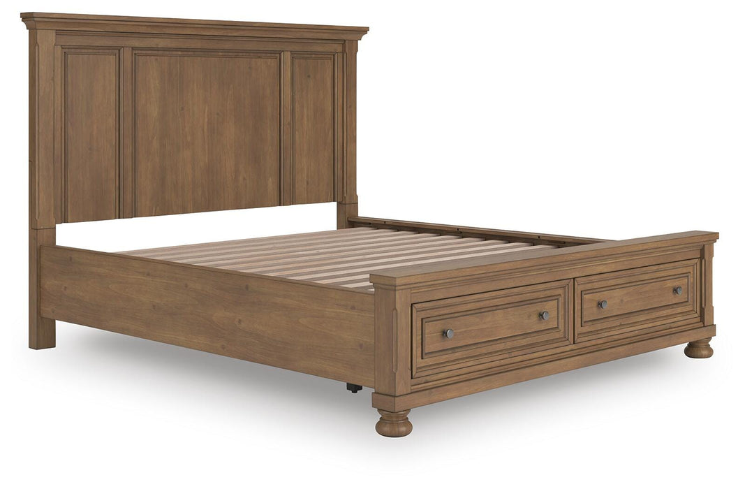 Feddinger Panel Storage Bed - MI Hometown Furnishings (MI)*