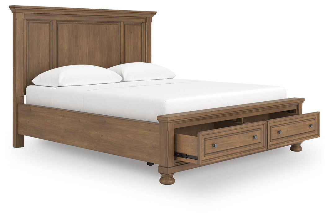 Feddinger Panel Storage Bed - MI Hometown Furnishings (MI)*