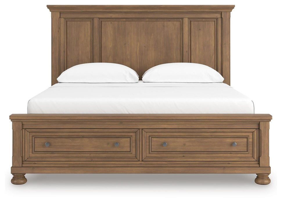 Feddinger Panel Storage Bed - MI Hometown Furnishings (MI)*