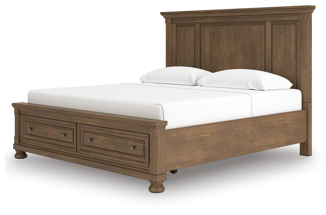 Feddinger Panel Storage Bed - MI Hometown Furnishings (MI)*