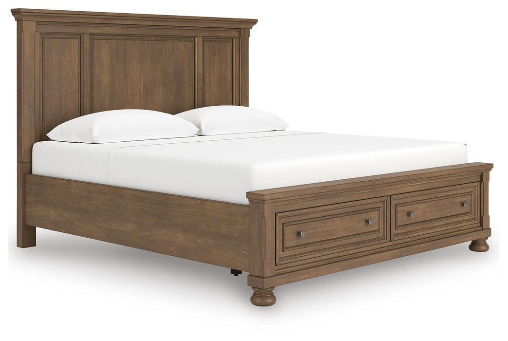Feddinger Panel Storage Bed - MI Hometown Furnishings (MI)*