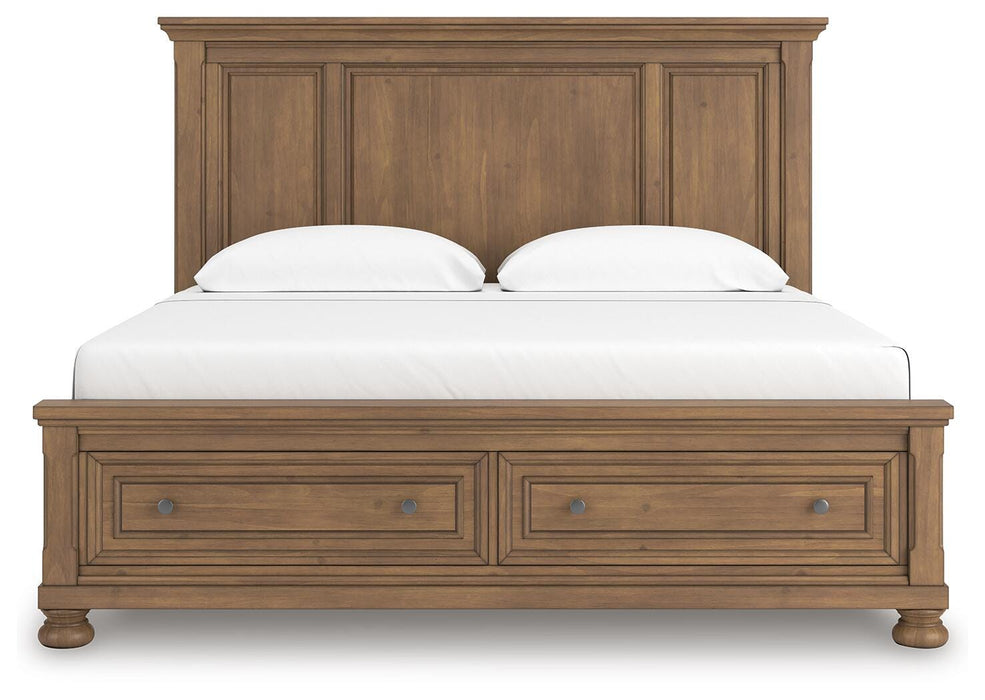 Feddinger Panel Storage Bed - MI Hometown Furnishings (MI)*